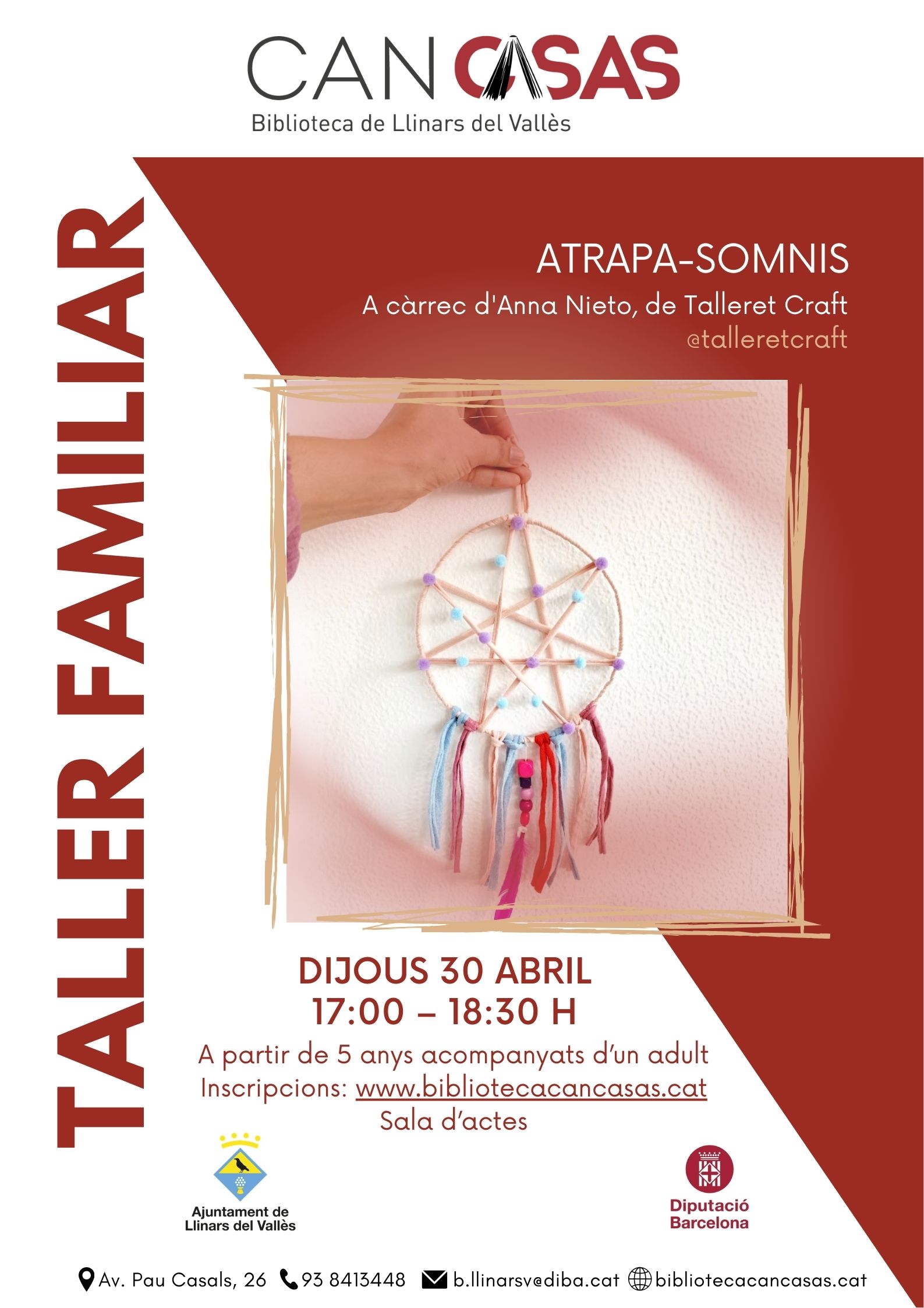 Cartell taller familiar abril 26
