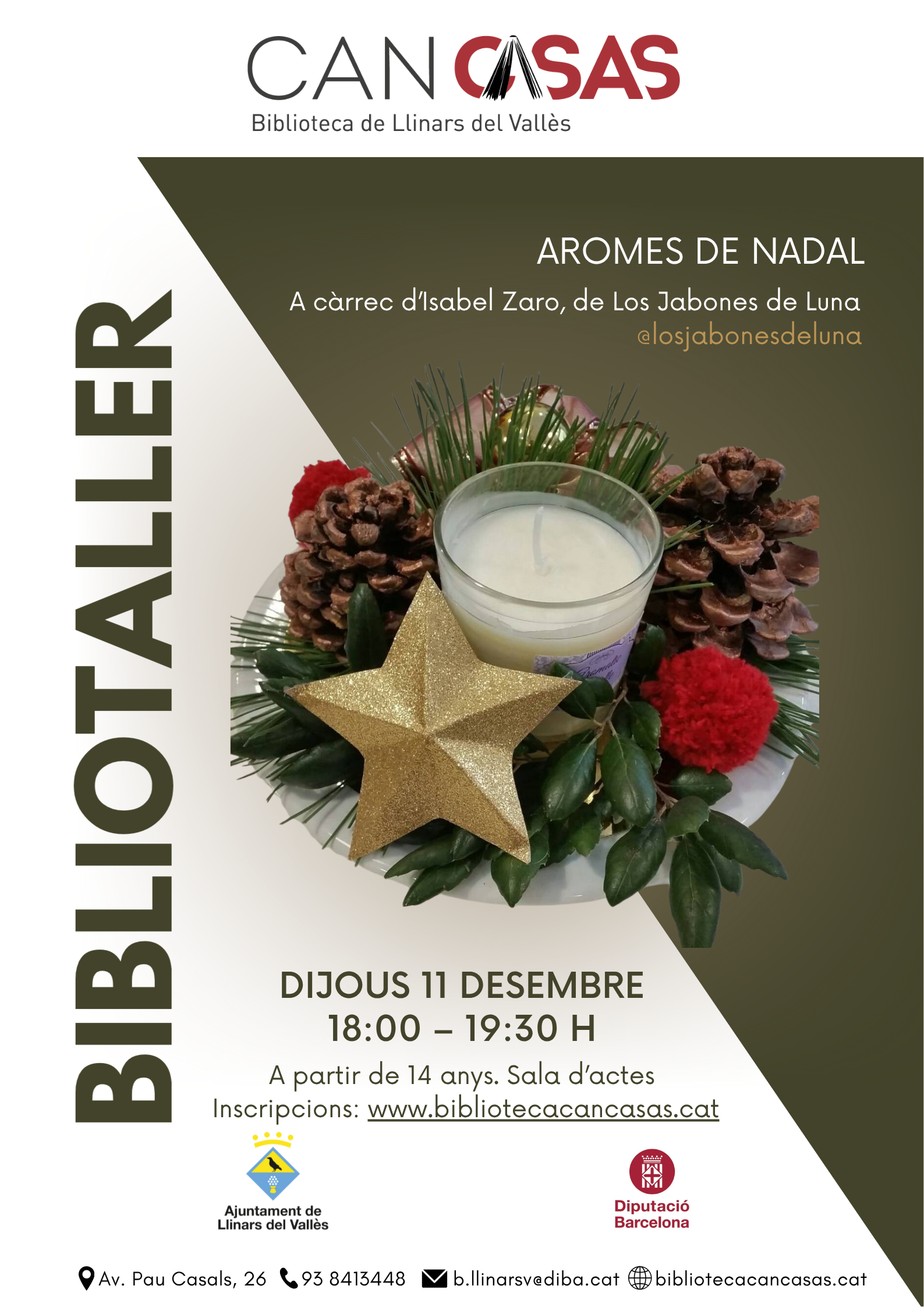 Cartell bibliotaller desembre 2025