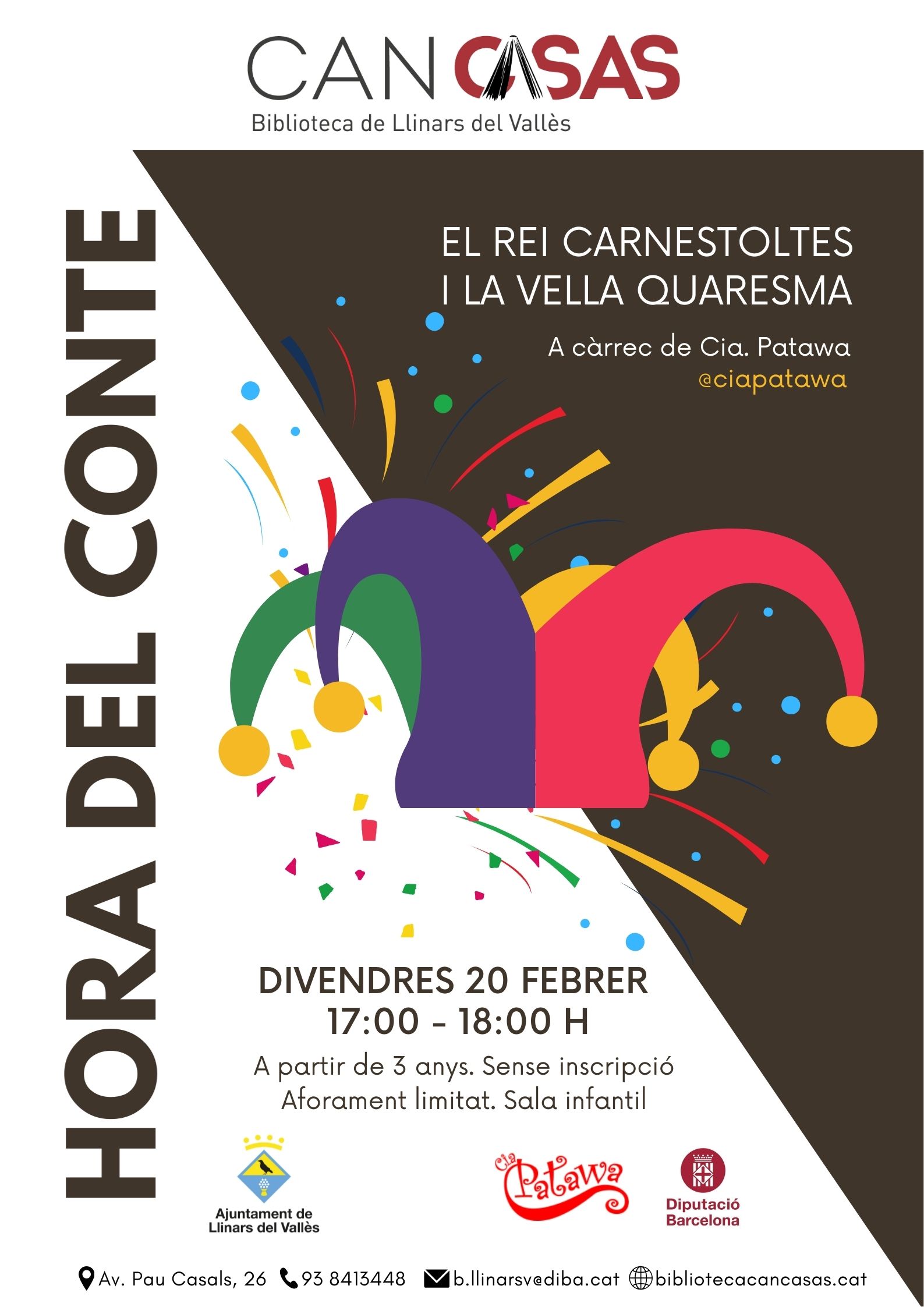 Cartell hora del conte febrer 2026