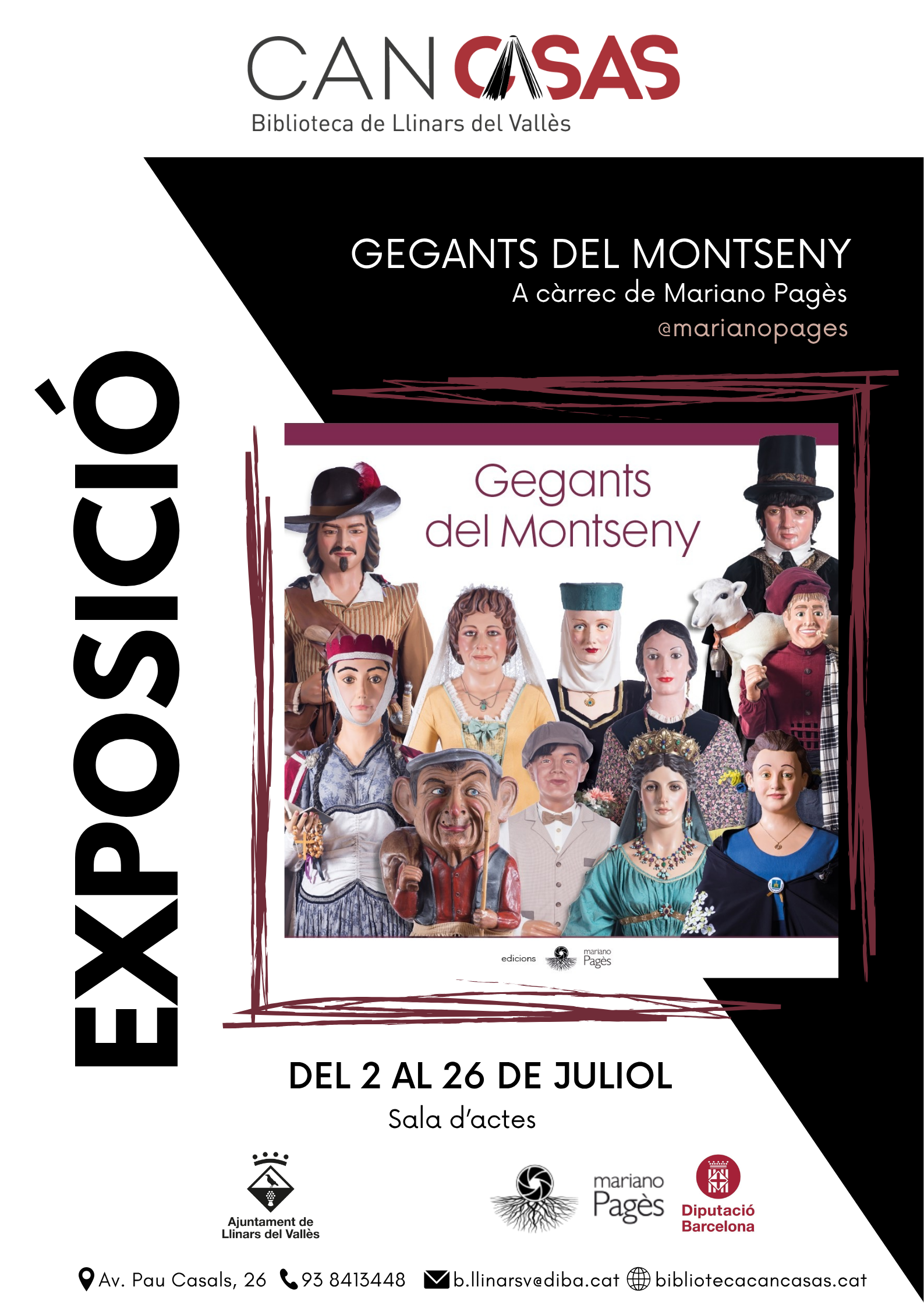 Cartell Exposició Gegants del Montseny