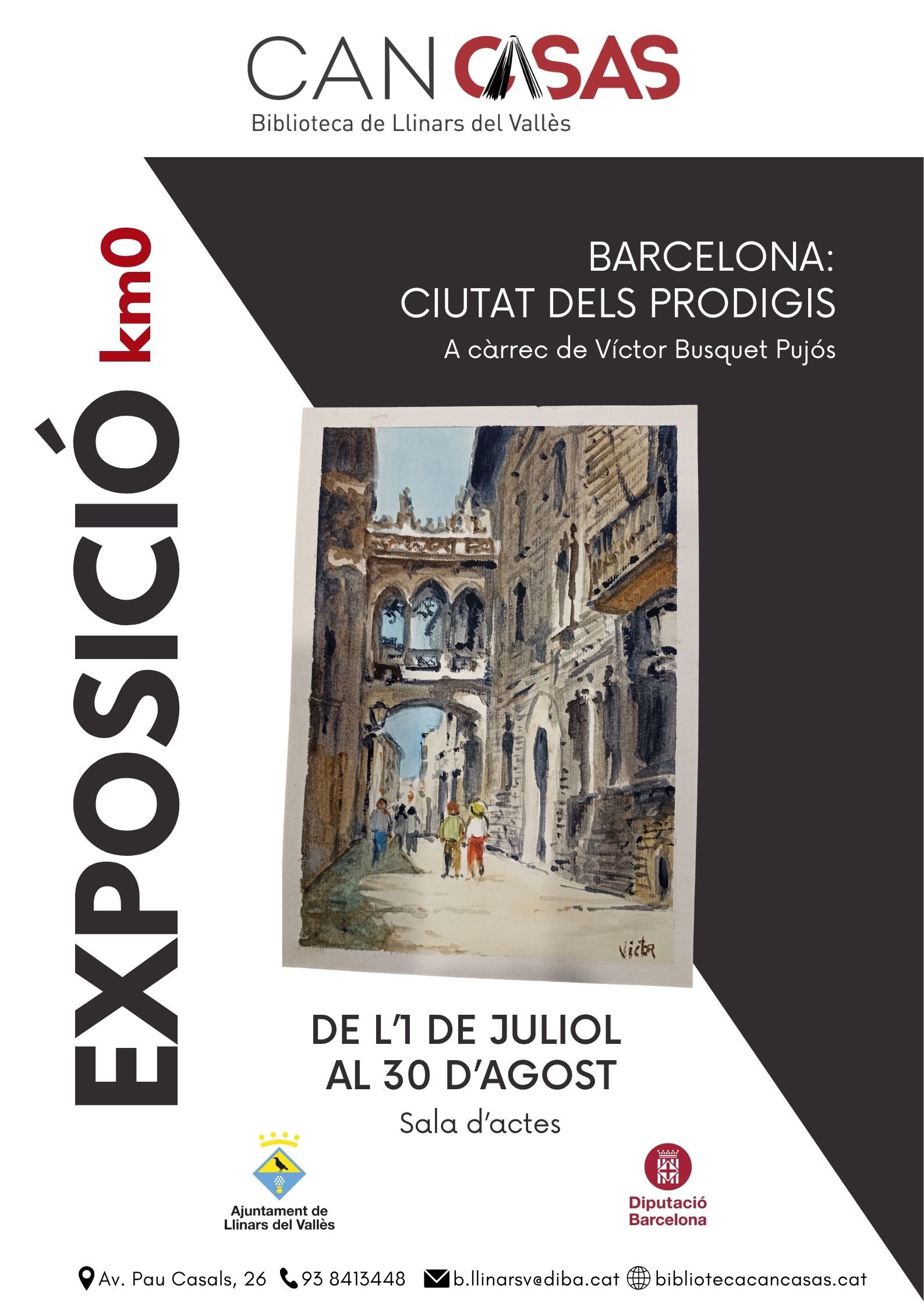 Cartell exposició juliol
