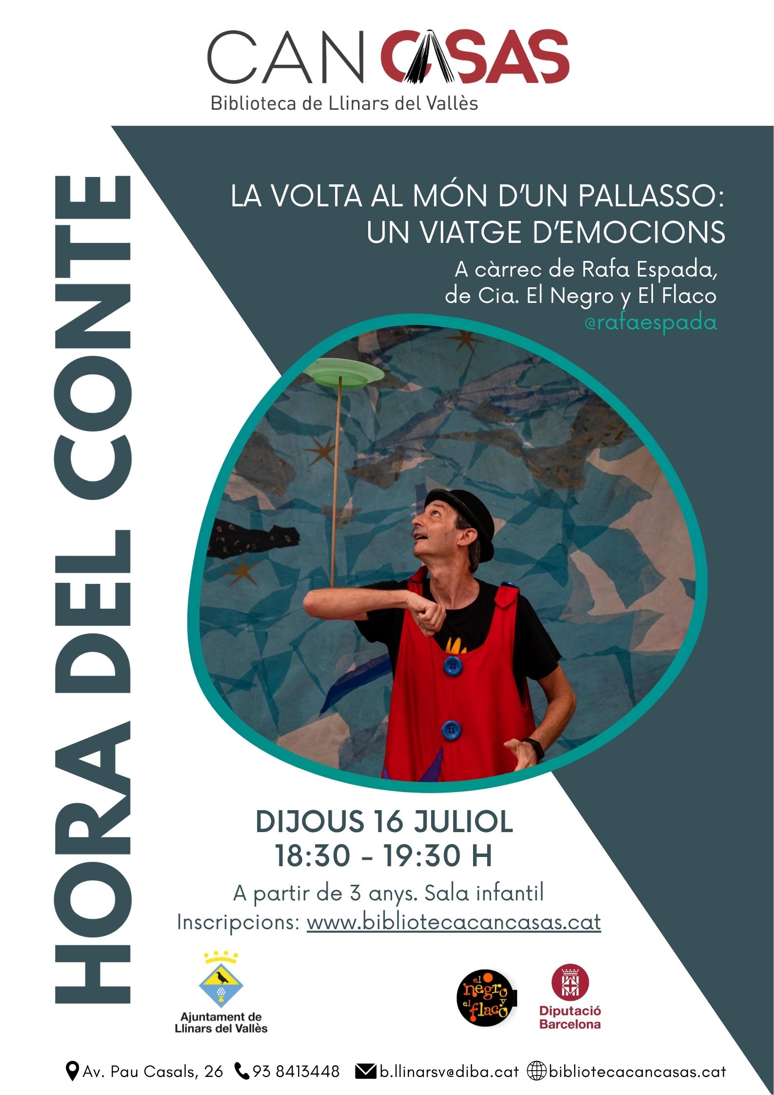 Cartell hora del conte juliol 2026