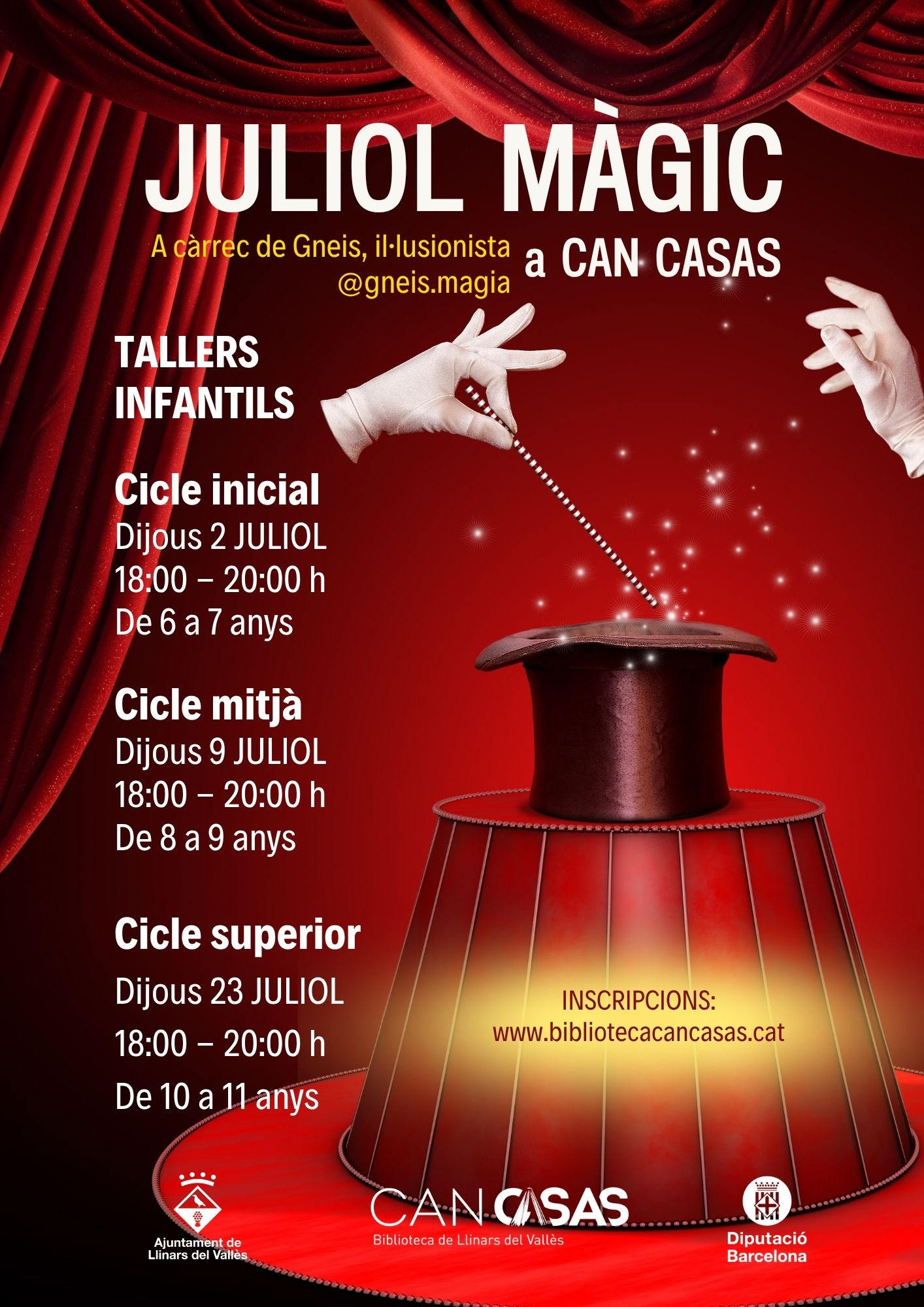 Cartell juliol màgic 2026