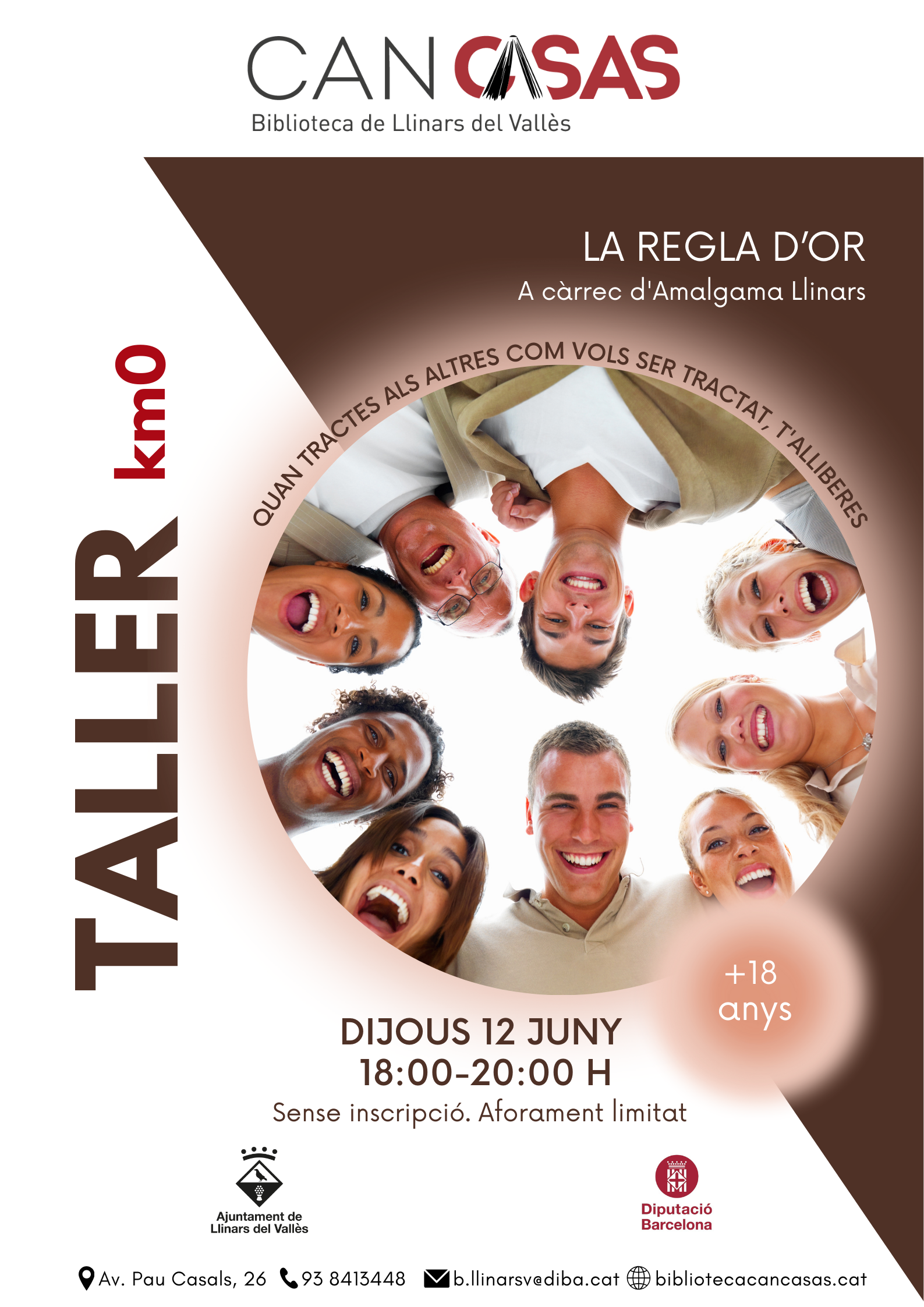 Cartell taller La regla d'or juny 2025