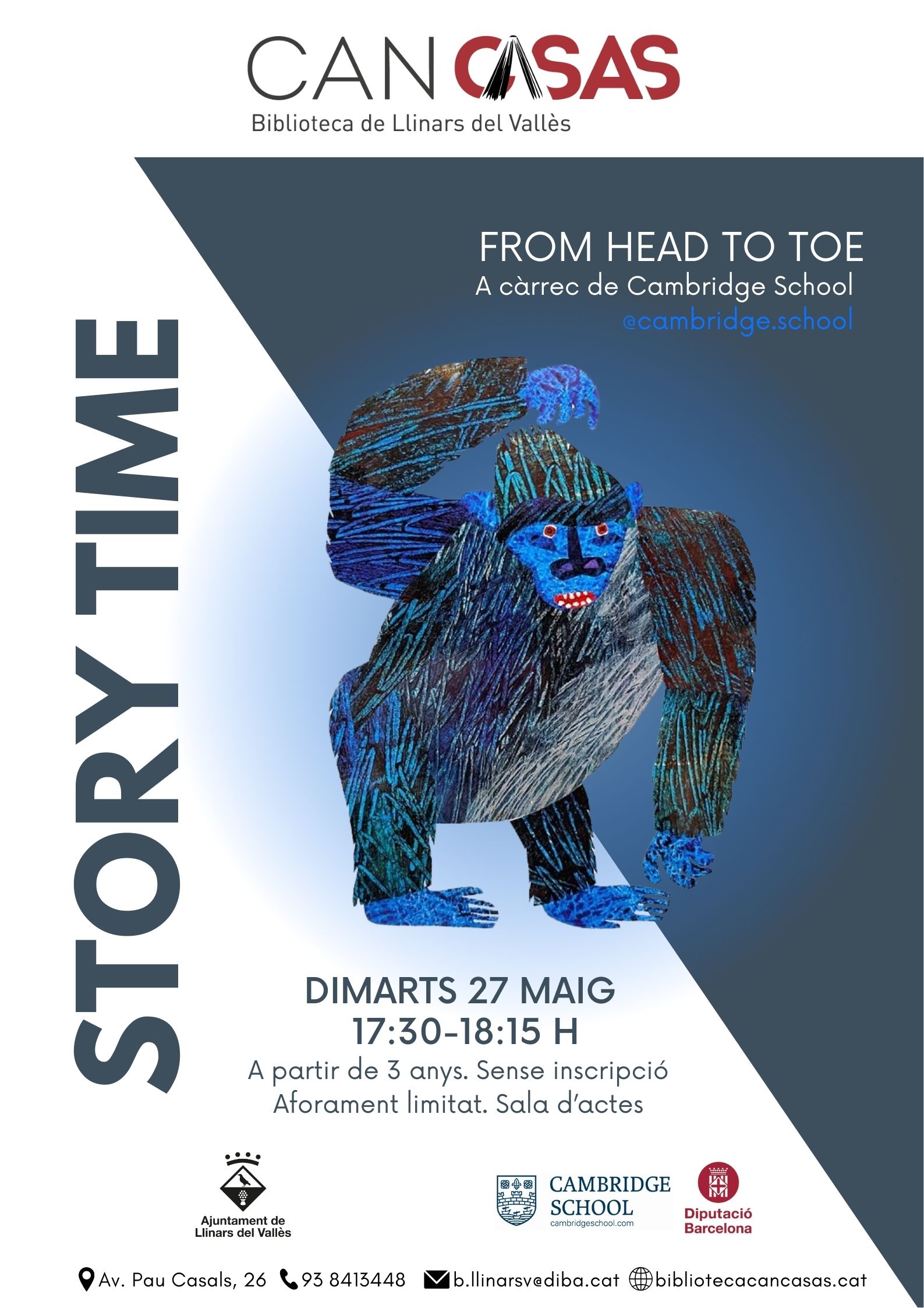 Cartell story time maig 