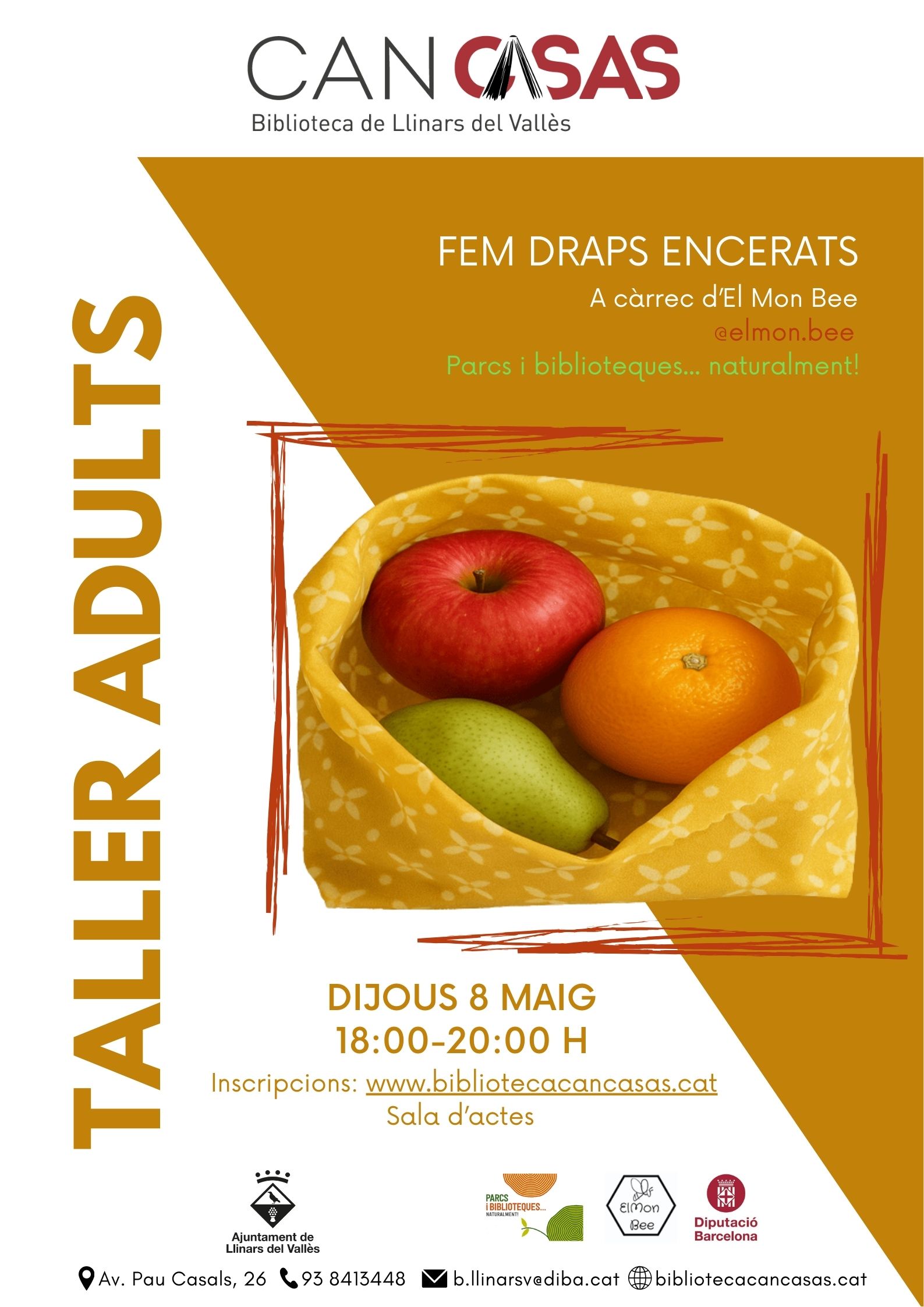 Cartell taller adults maig 