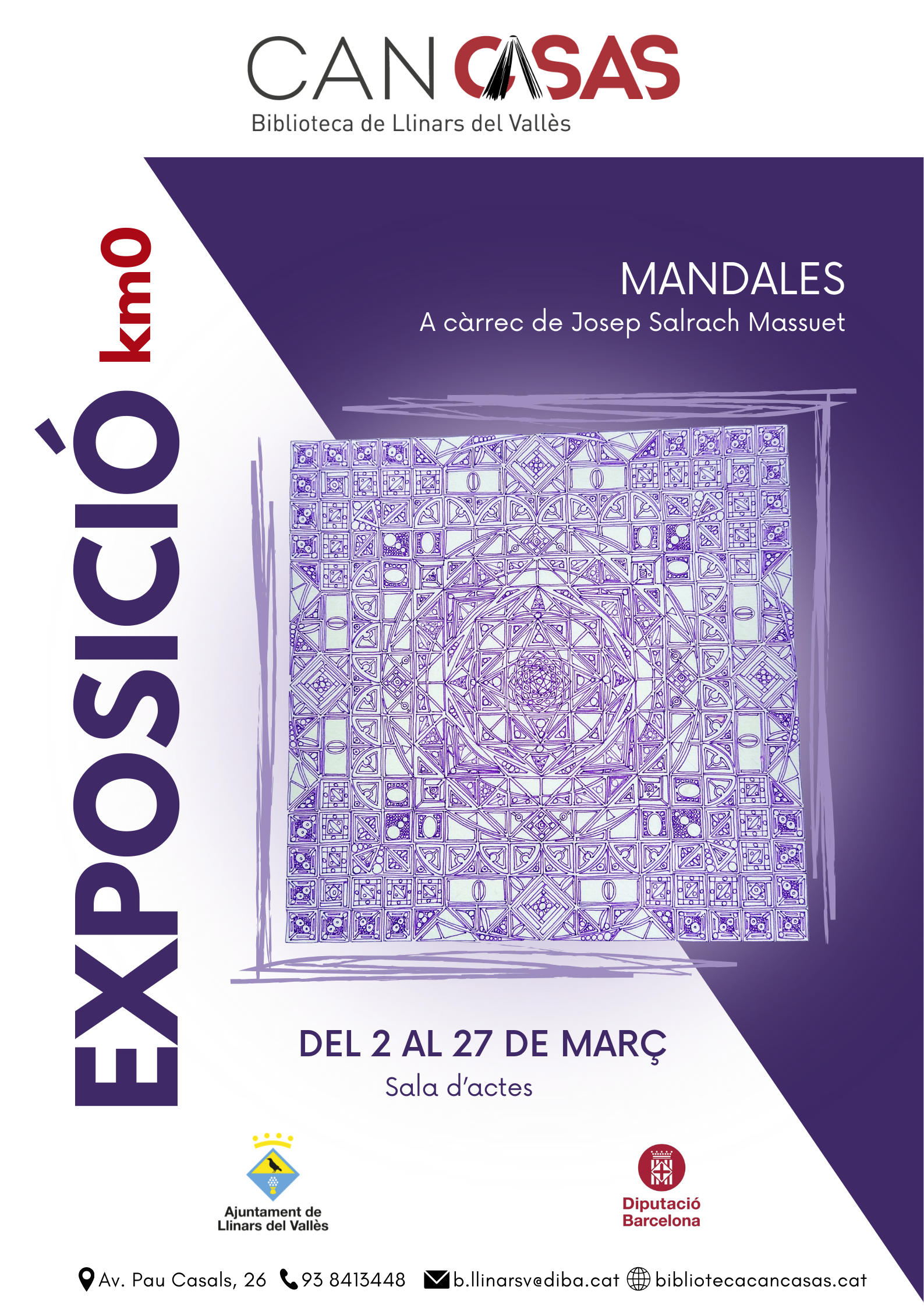 Cartell exposició març 26