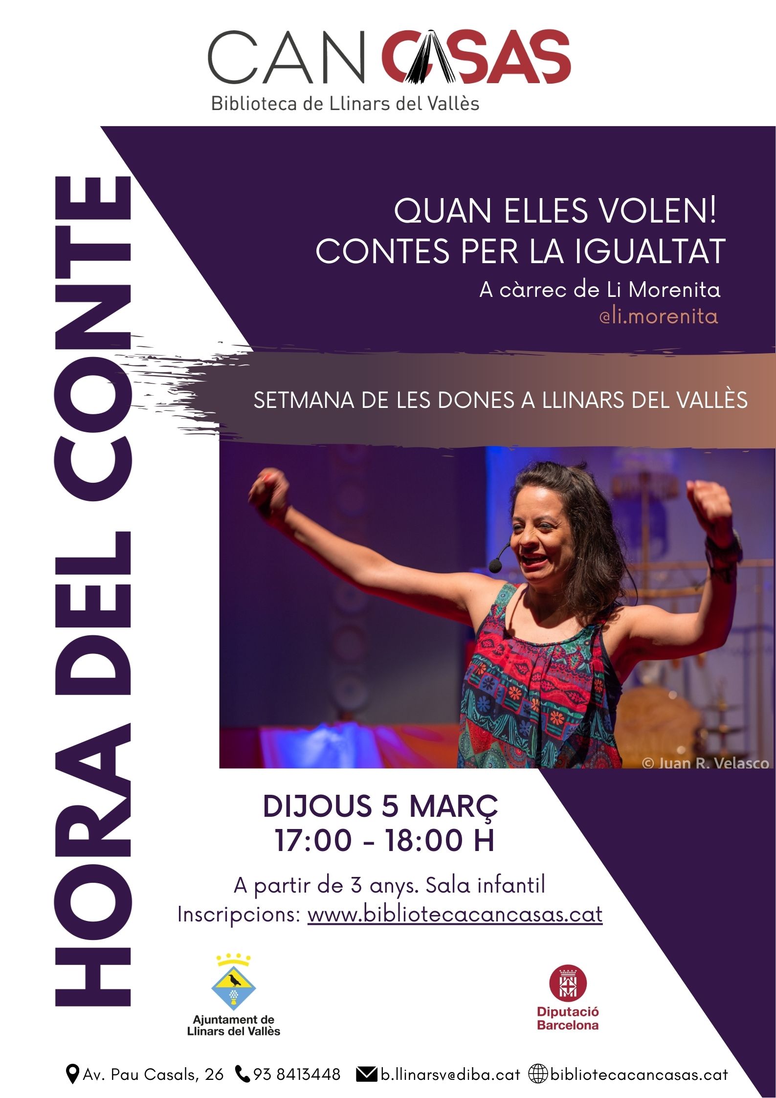 Cartell hora del conte març 26