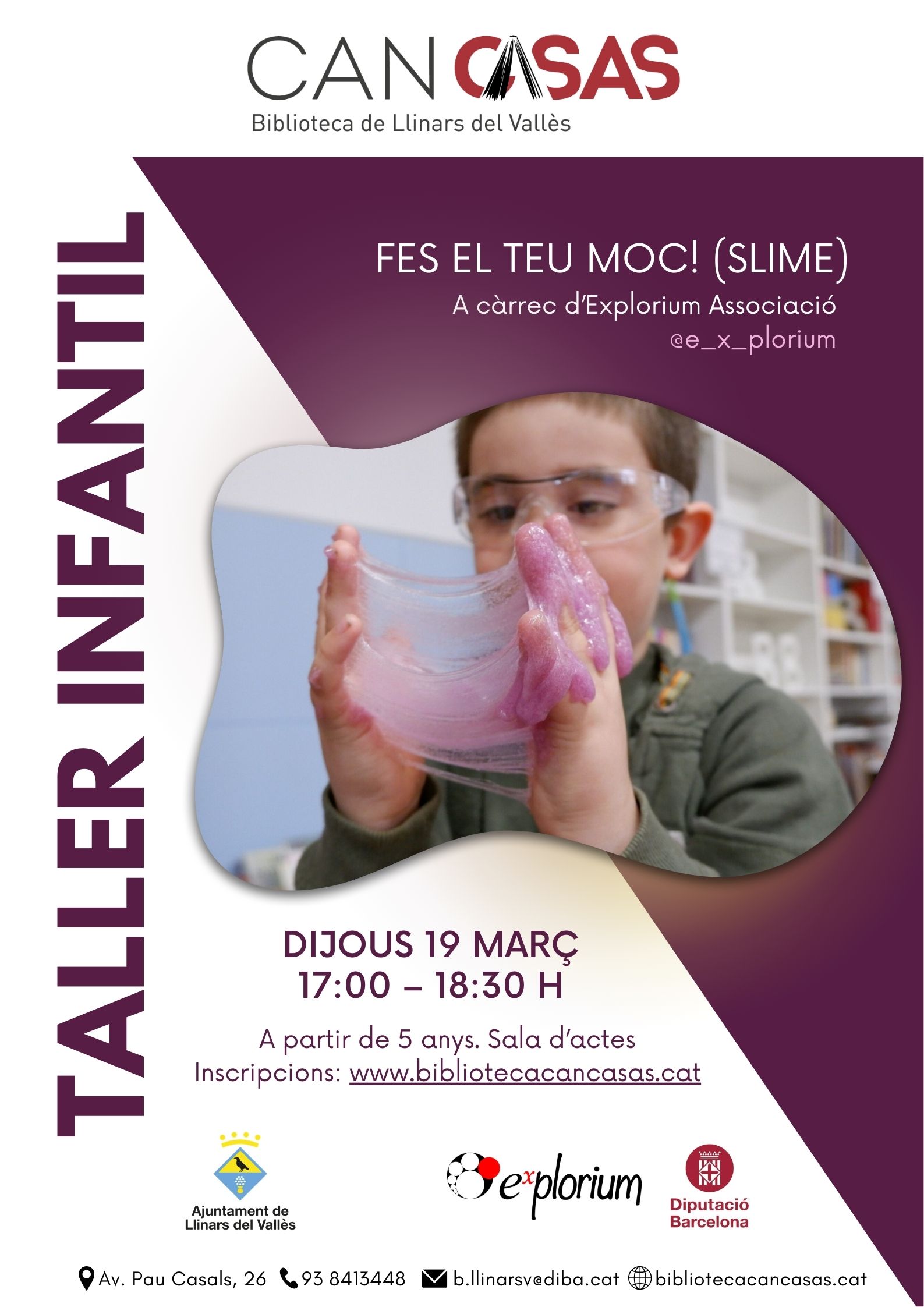 Cartell taller infantil març 26