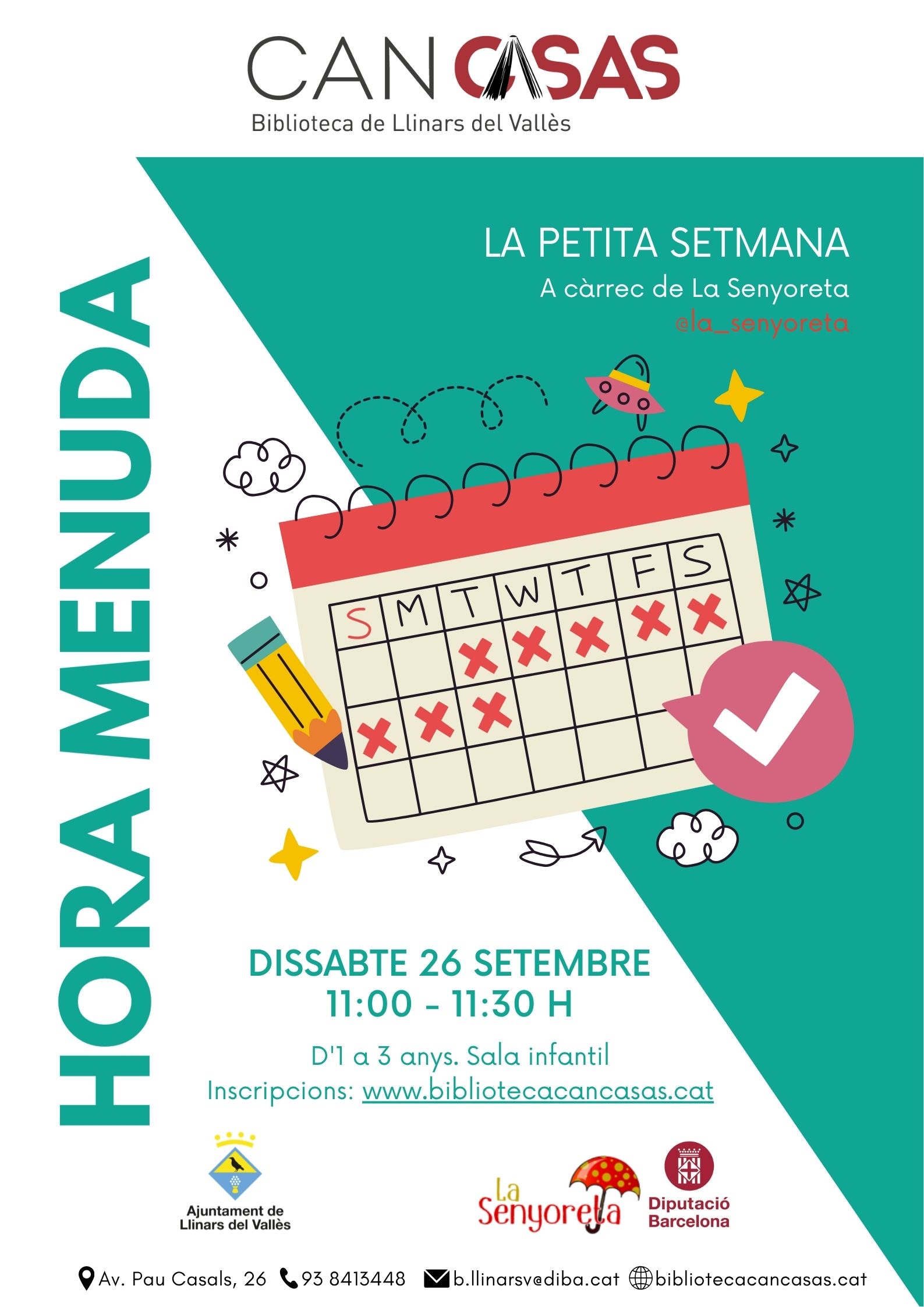 Cartell hora menuda setembre 26